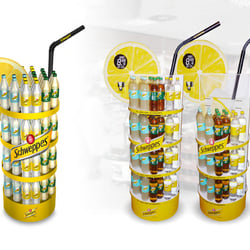 Schweppes POS Cocktail-Display