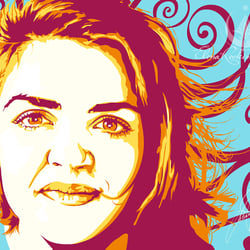 Natasha | Vektorillustration, Pop Art
