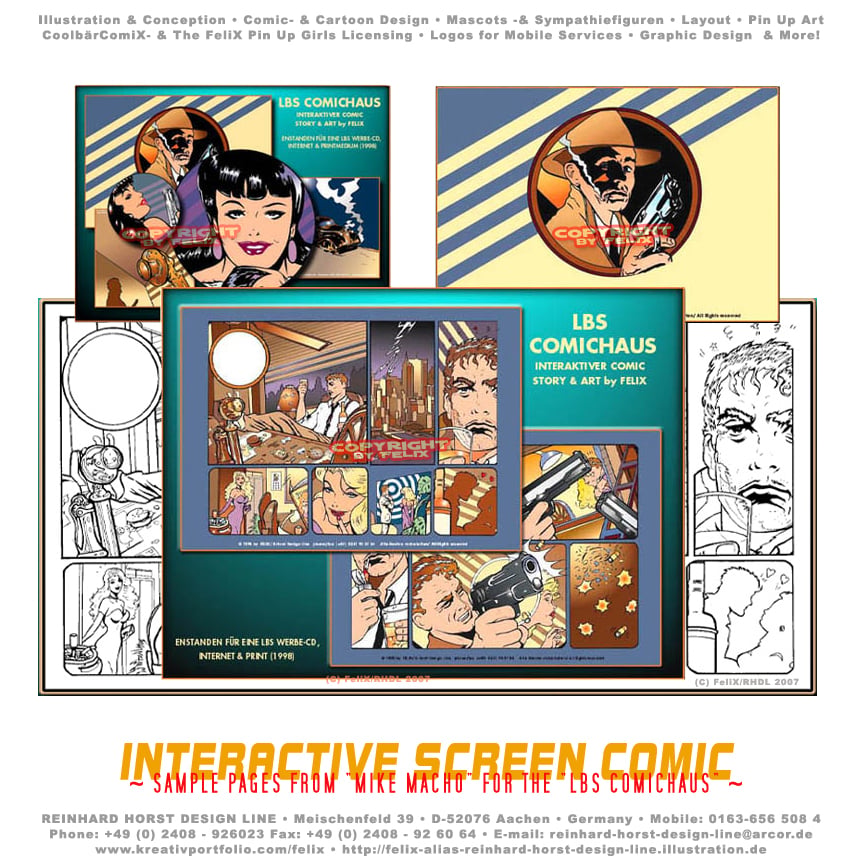 Samplepages für das Comichaus der LBS West