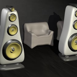 Lautsprecher mit Couch