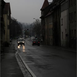 starker Morgennebel
