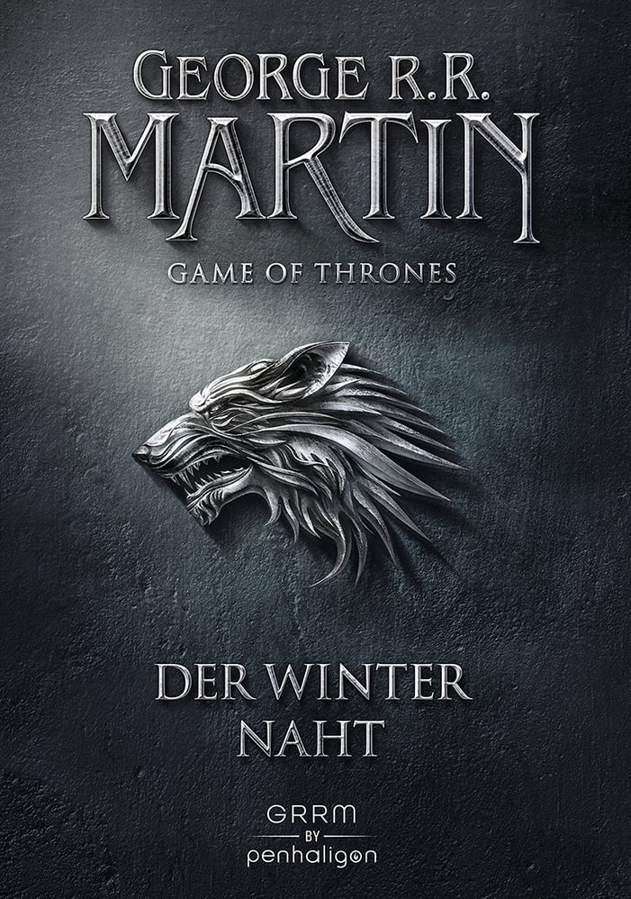 Cover mit dem Emblem „House Stark“, Penhaligon Verlag
