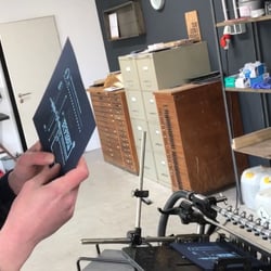 Hochzeitseinladung im Letterpress-Druck