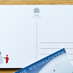 Weihnachtskarte Rückseite