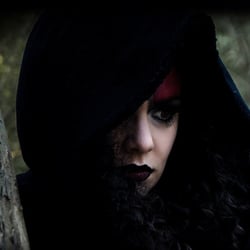 Fantasy Dark Make Up – Modell: Vengala/Ch –  Fotograf: Hoebi Freiburg