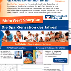 Mailing Reiffeisenbank Erding eG
