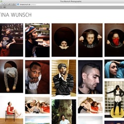 Wordpress Webseite Tina Wunsch Photo. Zum Einsatz kommen die JavaScript PlugIns Isotope und die Colorbox.