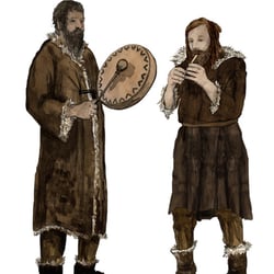 Paläolithikum, moderner Mensch, Musiker