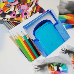 Entwurf und Umsetzung Werbegeschenk Memory „Colors“