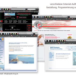 Web-Umsetzung des zuvor gestalteten Corporate Design