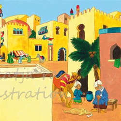 Kinderbuchillustration Aladin für Kinderleicht Wissen Verlag