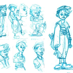 Visual development, character exploration