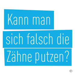 Zähne putzen