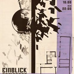 Einblick – Semesterausstellungsplakat