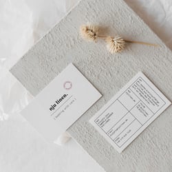 Nju Linen Branding – Visitenkarten