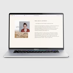 Webseite „Qualifikation“