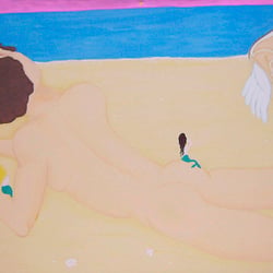 Märchen (Tempera, Aquarell) „Neptun und die Woche“