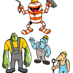 Characterdesign – Maskottchen Baubranche