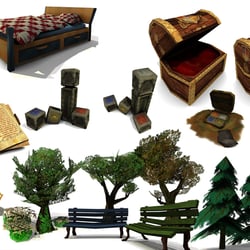 „Luka und der verborgene Schatz“ | Ingame Props, Items & Vegetation