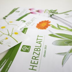 Print-Newsletter „Herzblatt“ Lieber Natürlich