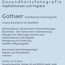 Beschreibung Gothaer Broschüre Migräne