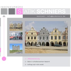 Webseitengestaltung Statikbüro/Projekte 6