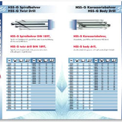 FEIDA Katalog 2006 Musterseite Metallbohrer