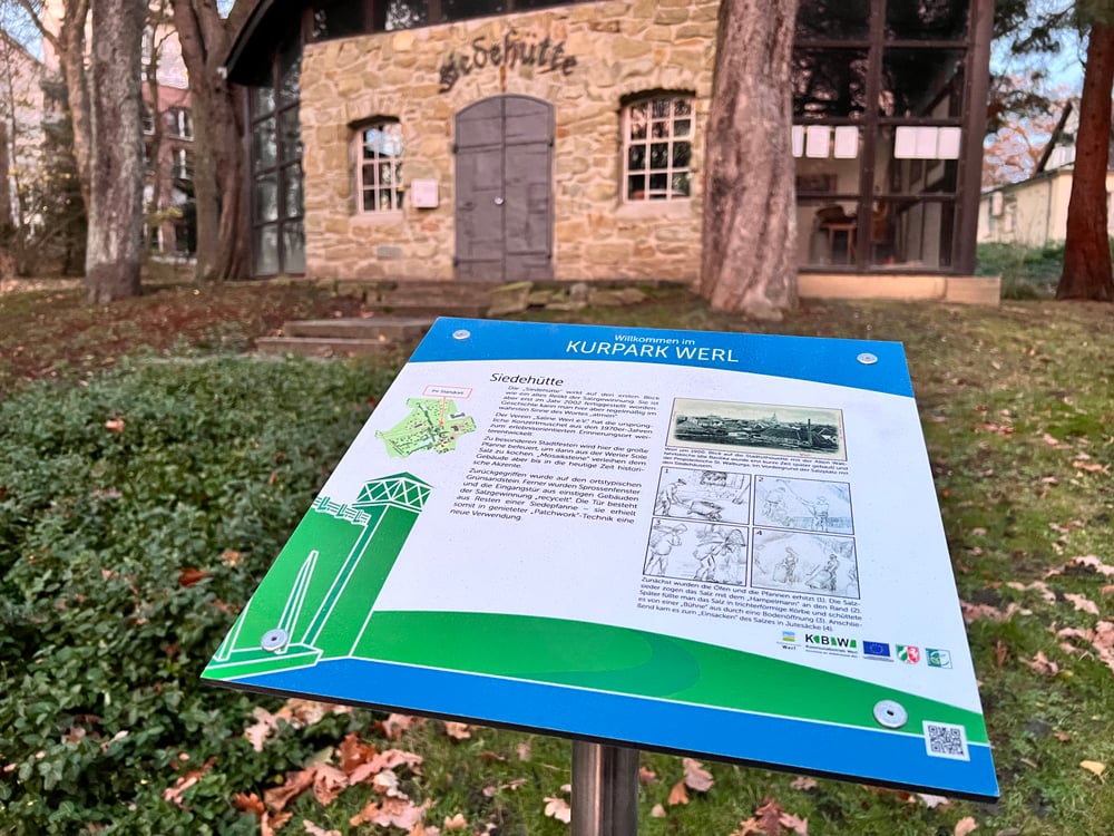 Beschilderung Kurpark der Wallfahrtsstadt Werl – Gestaltung und Layout