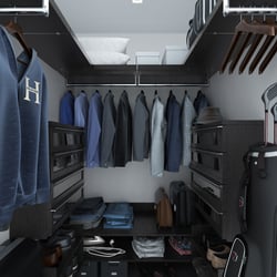 Begehbare Garderobe