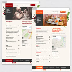 Die Restaurantkette: erkennbarer Zusammenhang aller Restaurants