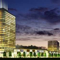 Shoppingcenter + Bürogebäude