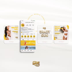 Crazy Sun Solaryum Social Media Designs