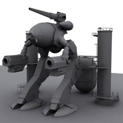 Freizeitarbeit, 3Ds Max.