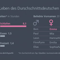 Infografik „Visitenkarte“