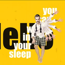 kinetic typography music video zum Song Walk von Royal Republic