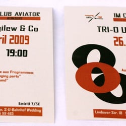 Flyers fr Konzerte