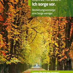 Plakatkampagne Bestattungsvorsorge 2016