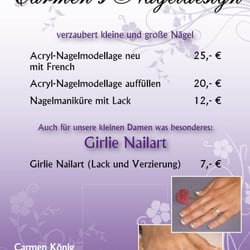 Carmen’s Nageldesign | Nagelstudio – Flyer A6 / Anzeige 1/4-Seite