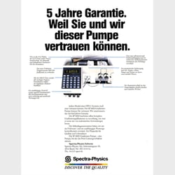 Spectra Physics Anzeige