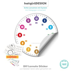 Stickerbogen für DIY Uhren