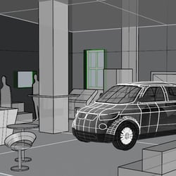 3D-modelling für den inno2grid Showroom, Berlin 2016