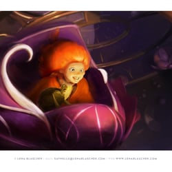 Storymoment Momo, digitale Illustration basierend auf einer Kinderbuch-Vorlage