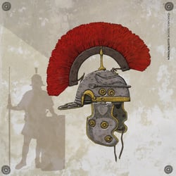 Rekonstruktion eines römischen Legionärshelms Typ Weisenau, personal work