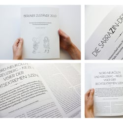 Schattenbericht 2010 – Editorial Design