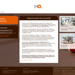 Relaunch Website HQ Interaktive Mediensysteme