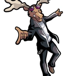Moose Maskotchen Design