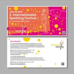 Save-the-Date-Flyer für Sparkling Festival