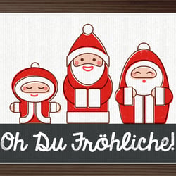 Bastelset für Nikolauskarten