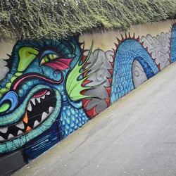 Streetart Dragon