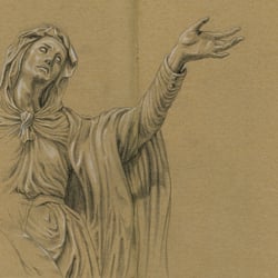 Heilige Maria – Statue im Maximilian-Museum Augsburg